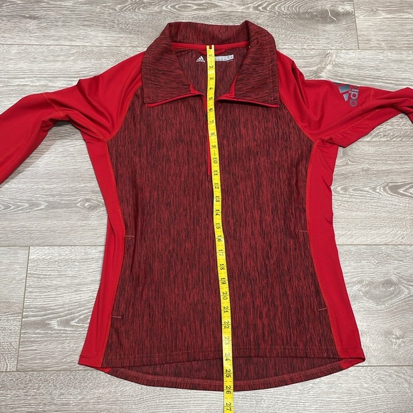 Adidas Climalite Performer Baseline Quarter Zip Performance Pullover Top S - Picture 10 of 16